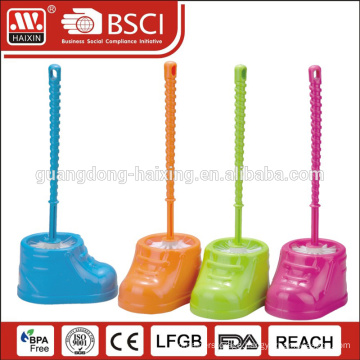 Haixing cleaning brush holder,Plastic toilet brush,toilet brush set WITH BASE